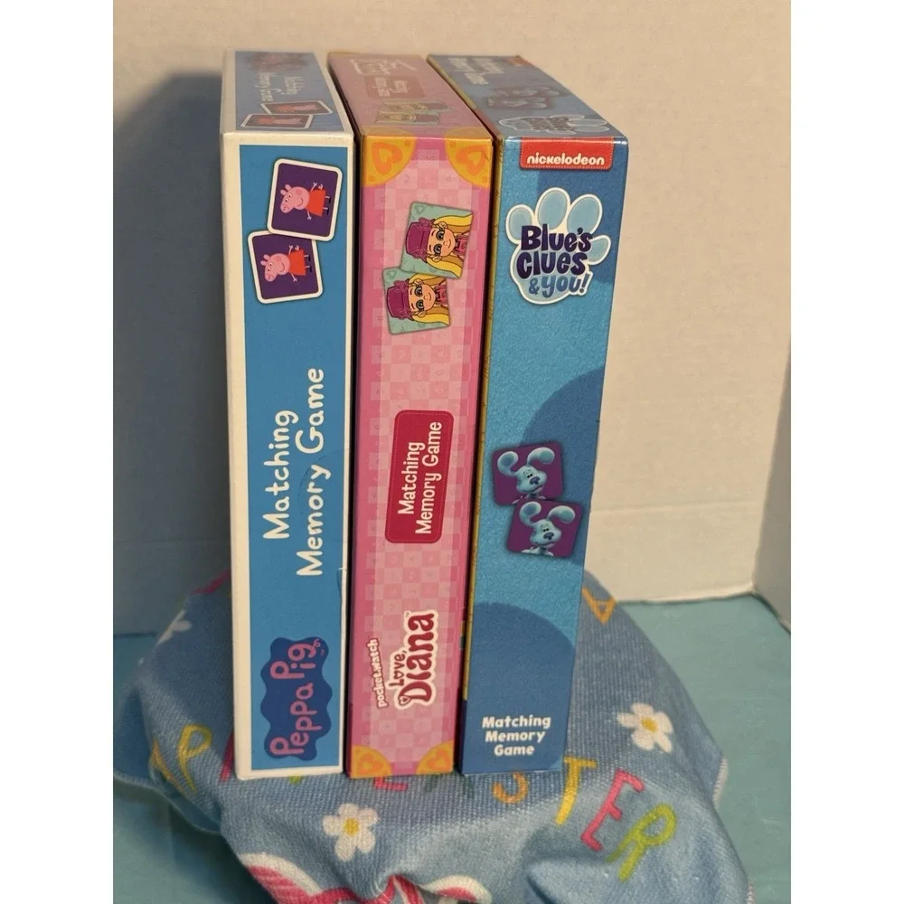 Lot Of 3‎ Matching Games Blues Clues, Peppa Pig, Love Dana 72 Piece Each Game